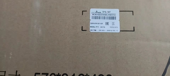 SHA256 Bitmain Antminer S19J novantaquattresimo 3100W 29,5 J/TH per estrazione mineraria di BTC