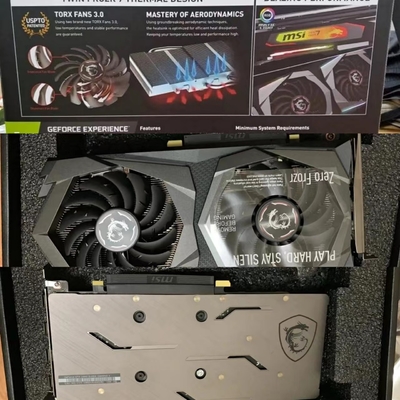 carta grafica ECCELLENTE TU116 di GIOCO X 6GB di 1830MHz MSI GeForce GTX 1660 NESSUN LHR