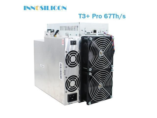 Minatore 67TH/S Innosilicon T3+ della moneta del pezzo di algoritmo di Asic SHA256 pro
