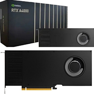 GDDR6 NVIDIA RTX A4000 16GB 6144 CUDA per l'estrazione mineraria del ETH 140W