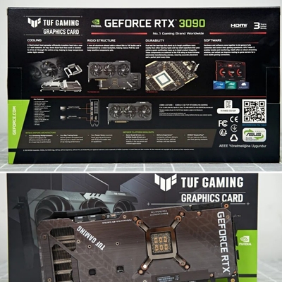 Estrazione mineraria nera Rig Scheda grafica ASUS TUF GeForce RTX 3090 di 24GB ETH