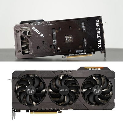 il nero di 290W ASUS TUF GeForce RTX 3060TI OC 8GB 8pin 1665-1695MHz