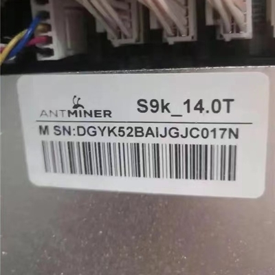 macchina d'estrazione di seconda mano di valuta di 1148W Asic Bitmain Antminer S9K 14T Digital