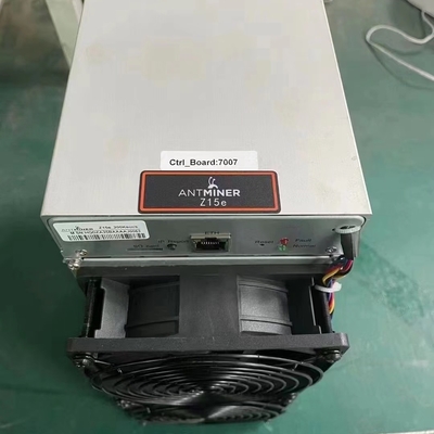 collegamento di Ethernet RJ45 del minatore 200 Ksol/S Antminer Z15e 228×134×279mm di 1510W ZEC
