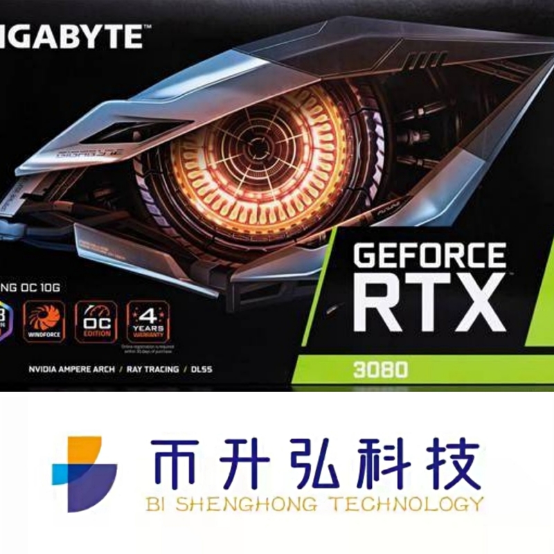 8704 GIOCO OC 10GB di GIGABYTE GEFORCE RTX 3080 di Rig Scheda grafica 1800MHz di estrazione mineraria di CUDA