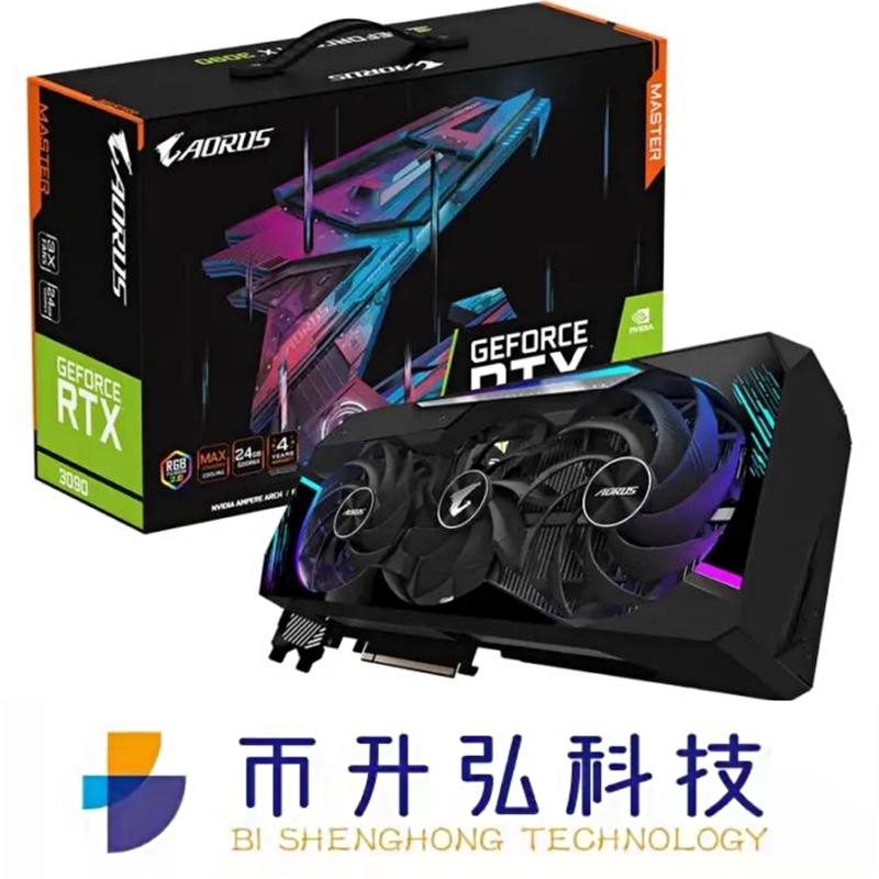 GIGABYTE Aorus GeForce RTX 3090 di 24g ETH 10496 CUDA 1785MHz DirectX 12