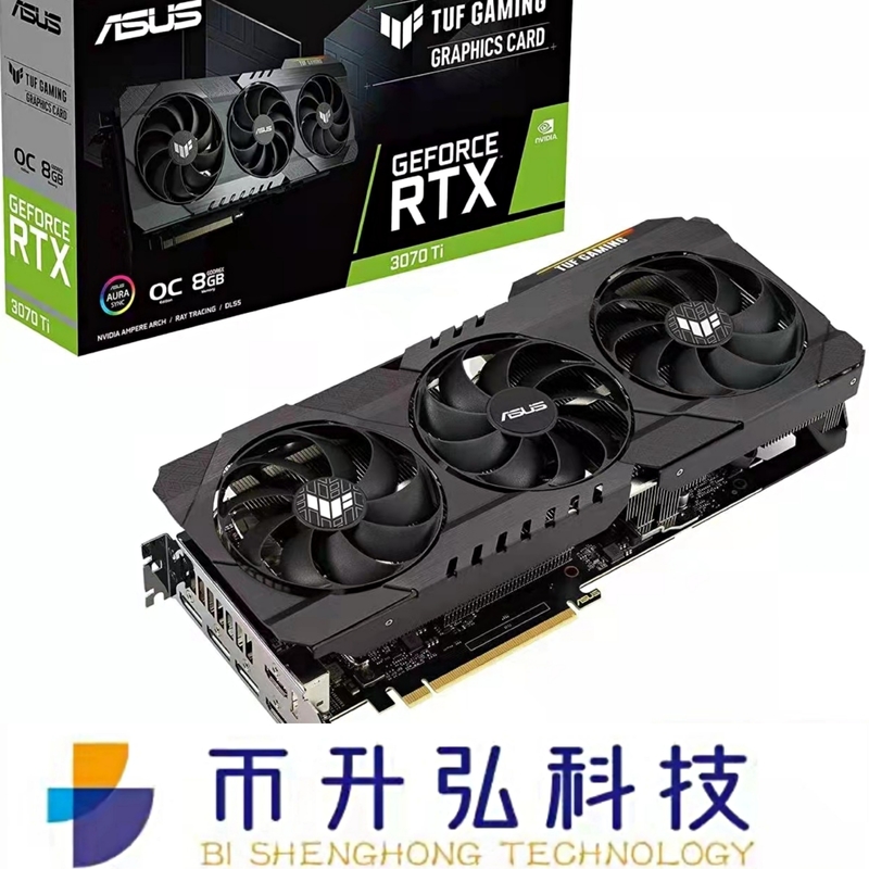 5888 CUDA ASUS GeForce TUF RTX 3070TI 8GB 290W 14000MHz tutto il freddo eccellente